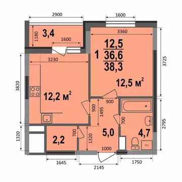 1-к кв. Владимирская область, Владимир Веризино мкр, Веризино лайф ...