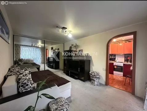 1-комнатная квартира: Чебаркуль, Электростальская улица, 34А (30.8 м)