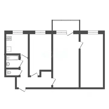 3-к кв. Тульская область, Тула ул. Халтурина, 6 (55.0 м)
