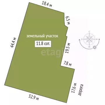 Участок в Свердловская область, Тавда ул. 9 Января (11.77 сот.)