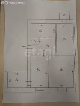 3-комнатная квартира: Тверь, улица Мусоргского, 7 (65.4 м)