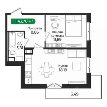 1-к кв. Ленинградская область, Сертолово Всеволожский район, Сертолово ...