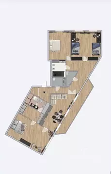 5-к кв. Москва ул. Ивана Бабушкина, 10 (160.6 м)