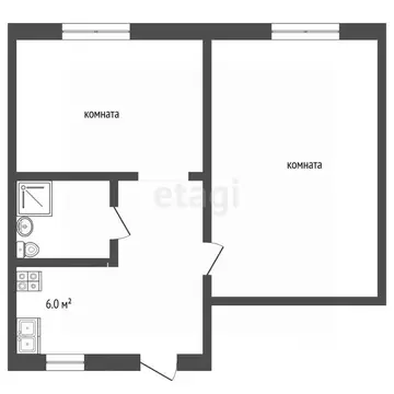 2-к кв. Краснодарский край, Анапа Алексеевка мкр, ул. Ленинградская, ...