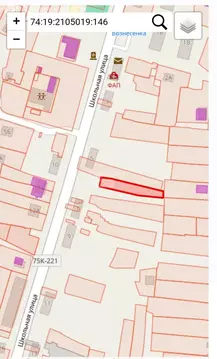 Участок в село Вознесенка, Школьная улица (7.64 м)