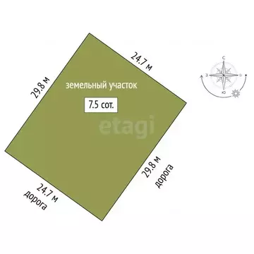 Участок в Башкортостан, Стерлитамакский район, Казадаевский сельсовет, ...