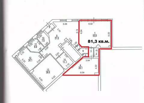 Помещение свободного назначения в Москва ул. Госпитальный Вал, 3К5 (81 ...