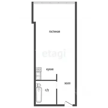 1-к кв. Воронежская область, Воронеж ул. Куколкина, 18 (47.0 м)