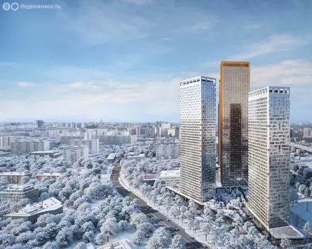 3-комнатная квартира: Москва, жилой комплекс Амбер Сити (66.1 м)