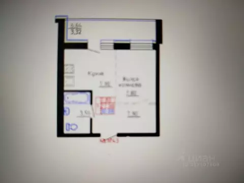 Студия Алтайский край, Бийск  (30.88 м)