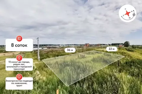 Участок в Тюменская область, Тюменский муниципальный округ, д. ...