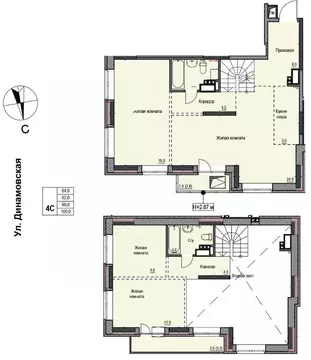 4-к кв. Удмуртия, Ижевск Локомотивная ул., 2 (96.0 м)