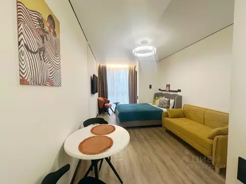 Студия Краснодарский край, Сочи Бытха мкр, ул. Ясногорская, 16/6к1 ...