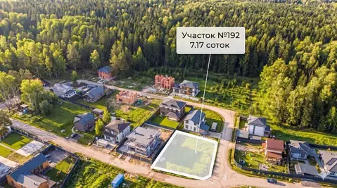 Участок в Московская область, Химки Сходня Форест Парк кп, 192 (7.17 ...