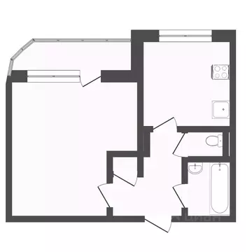 1-к кв. Пермский край, Пермь ул. Маяковского, 51 (42.8 м)