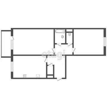 2-комнатная квартира: Саранск, улица Веселовского, 20к2 (61 м)