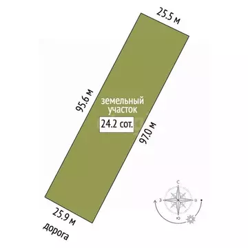 Участок в Мордовия, Лямбирский район, Пензятское с/пос, с. Пензятка ...