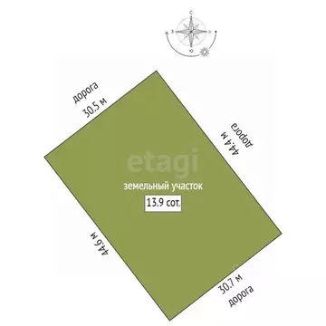 Участок в Челябинская область, Аргаяшский район, д. Акбашева  (14.0 ...