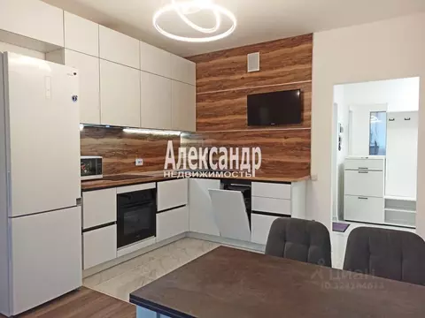 2-к кв. Ленинградская область, Всеволожский район, пос. Бугры аллея ...