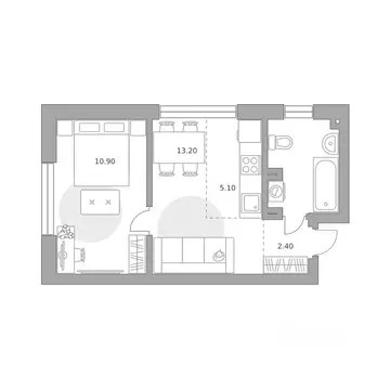 2-к кв. Башкортостан, Уфа Зеленая Роща жилрайон, Лесная Симфония жилой ...