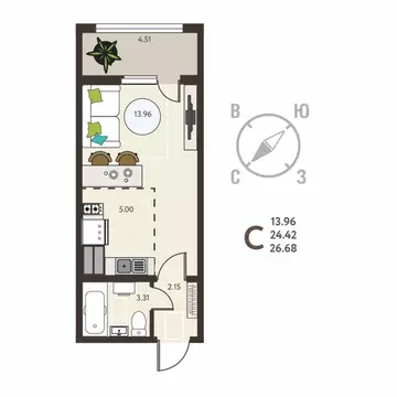 Студия Воронежская область, с. Новая Усмань бул. Художников, 6 (26.68 ...