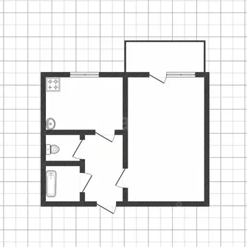 1-к кв. Белгородская область, Белгород Молодежная ул., 16в (34.0 м)