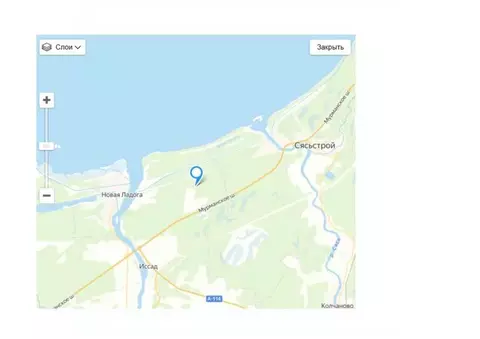 Участок в Ленинградская область, Волховский район, Иссадское с/пос, ...