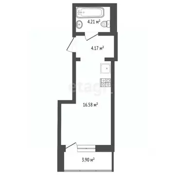 Студия Тюменская область, Тюмень Интернациональная ул., 199к7 (23.9 м)