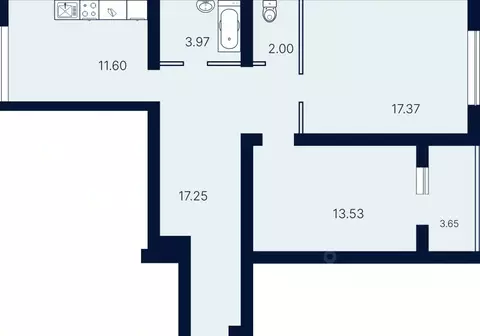 2-к кв. Саратовская область, Саратов Солнечный-2 жилрайон, Сияй-город ...