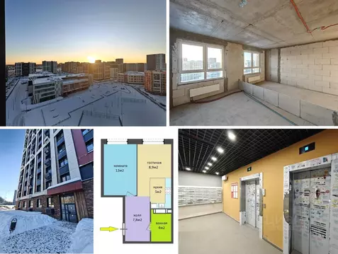 1-к кв. Москва Сосенское поселение, просп. Куприна, 30к9 (38.0 м)