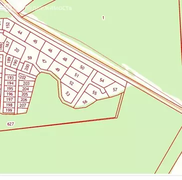 Участок в Калужская область, Боровский муниципальный округ, деревня ...