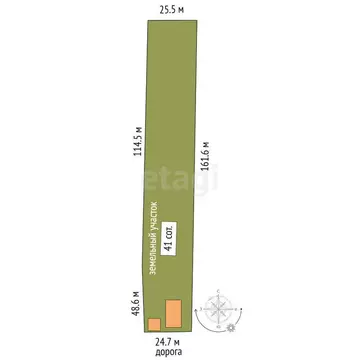 Дом в Оршанский район, Марковское сельское поселение, деревня Новинск, ...