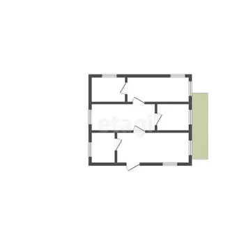 Дом в Южноуральск, улица Чапаева (80.8 м)