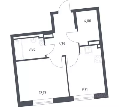 1-к кв. Ленинградская область, Ломоносовский район, Лаголовское с/пос, ...