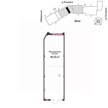 Торговая площадь в Новосибирская область, Новосибирск Сухарная ул., ...