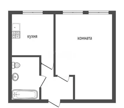 1-комнатная квартира: Златоуст, улица Свердлова, 22 (31.8 м)