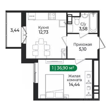 1-к кв. Ленинградская область, Сертолово Всеволожский район, Сертолово ...