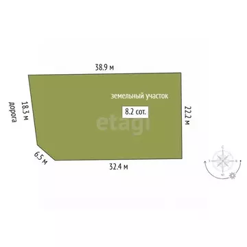 Участок в Тюменская область, Тюменский муниципальный округ, ...