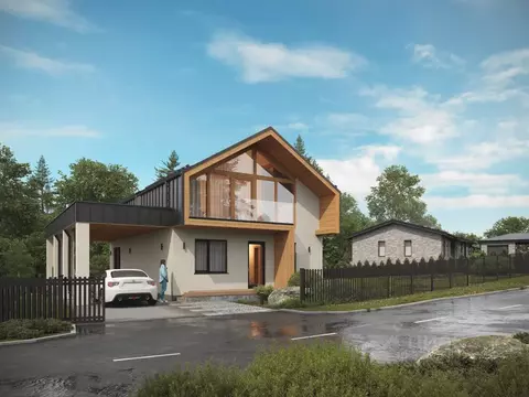 Коттедж в Ленинградская область, Выборгский район, Первомайское с/пос, ...