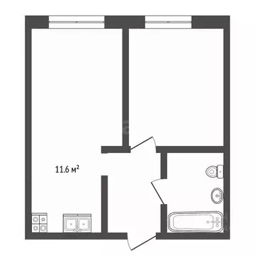 1-к кв. Тюменская область, Тюмень ул. Геннадия Куцева, 9 (39.4 м)