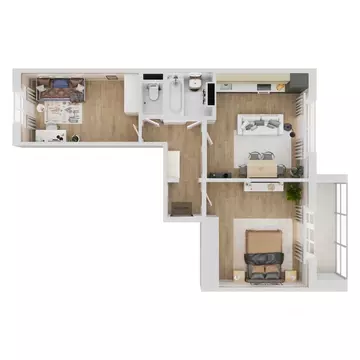 3-к кв. Свердловская область, Каменск-Уральский Октябрьский мкр,  ...