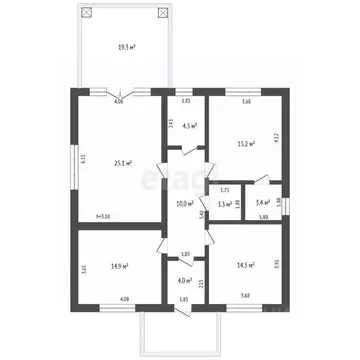 Дом в Воронежская область, Борисоглебск туп. Пушкинский, 24 (122 м)