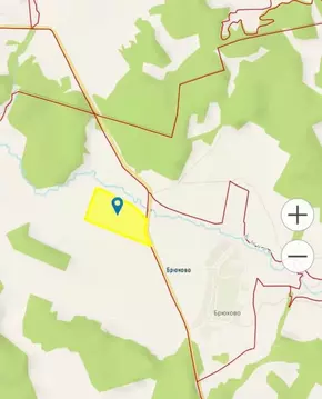 Участок в Калужская область, Медынский район, Брюхово с/пос, д. ...