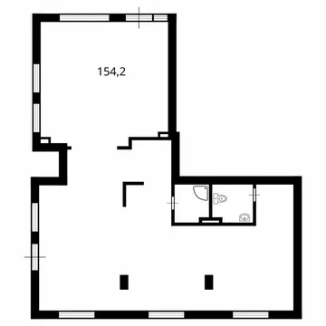 Помещение свободного назначения (154.2 м)