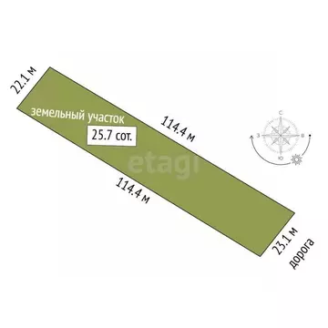 Участок в Мордовия, пос. Ромоданово ул. Садовая (25.0 сот.)