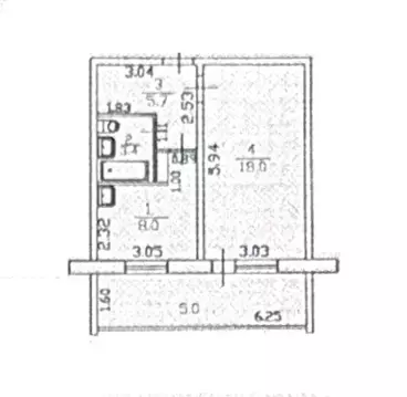 1-комнатная квартира: Тольятти, улица 70 лет Октября, 86 (35 м)