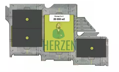 Склад в Московская область, Домодедово городской округ, с. Красный ...