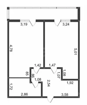 1-к кв. Тюменская область, Тюмень ул. Ю.-Р.Г. Эрвье, 24к4 (41.3 м)