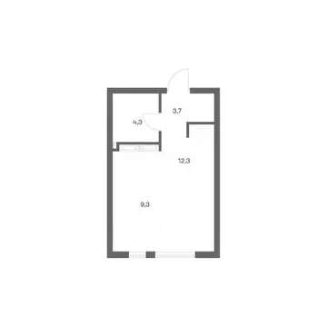 1-к кв. Калининградская область, Калининград ул. Юрия Гагарина, 30 ...