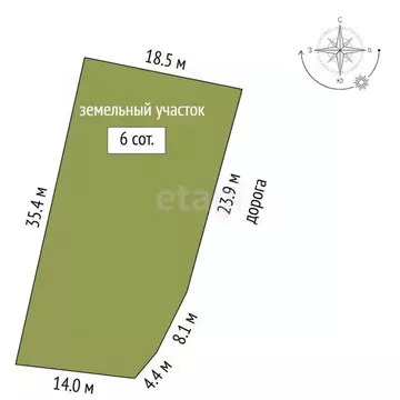 Участок в Саратовская область, Балашовский район, с. Репное ул. Ленина ...